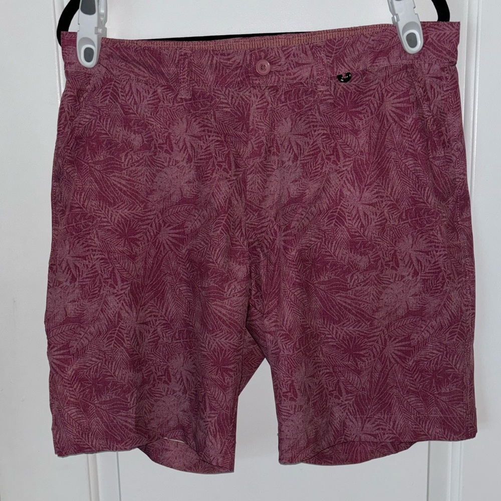 Lightweight shorts W 36 Vintage 1946 Palm-Print Pattern